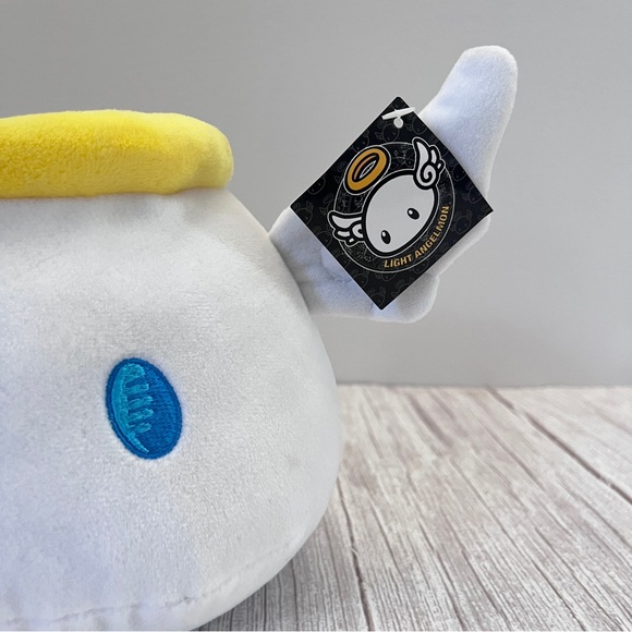Summoners War White Light Angelmon Monster Angels Plush Doll Toy Japan 6"Hx10W" - Picture 2 of 11